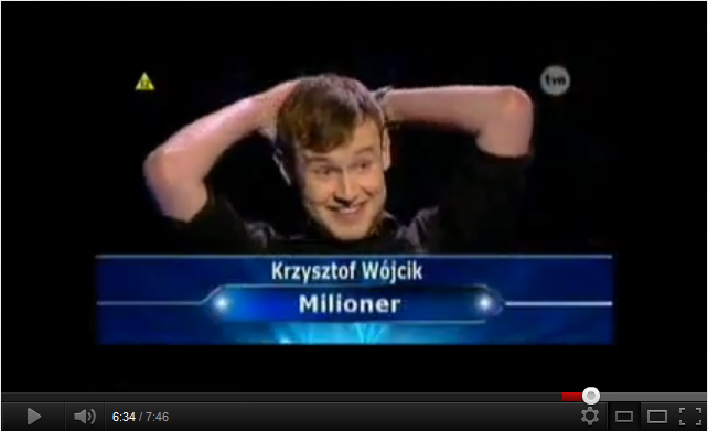 "Qui veut gagner des millions ?" dans sa version polonaise.