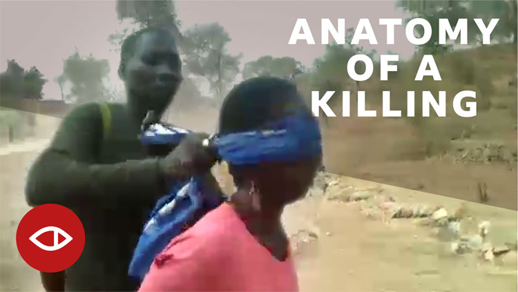 Anatomy of a killing. Capture d'écran. BBC Africa Eye