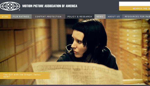 Capture écran site MPAA