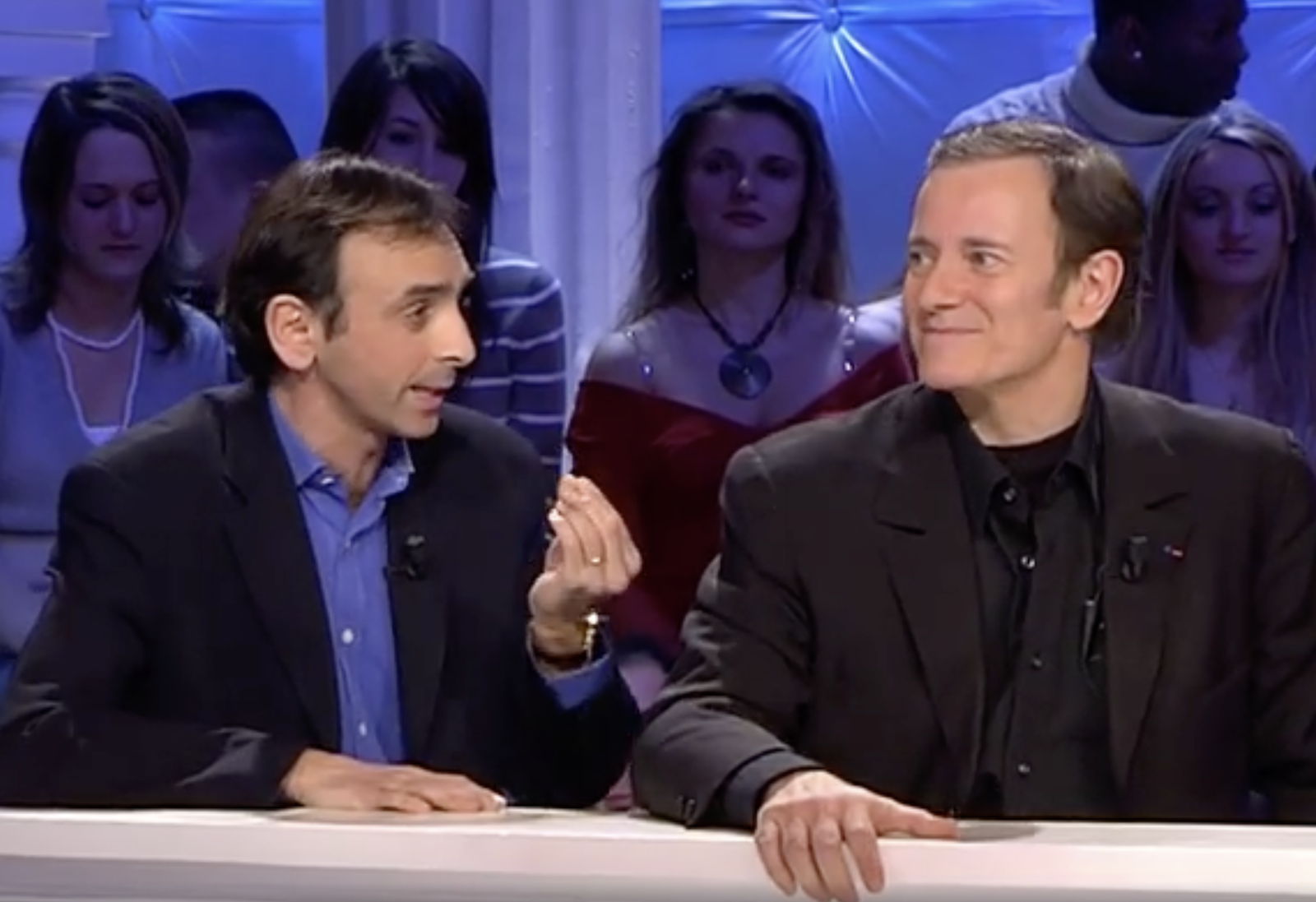 Éric Zemmour sur le plateau de "Tout le monde en parle" sur France 2.