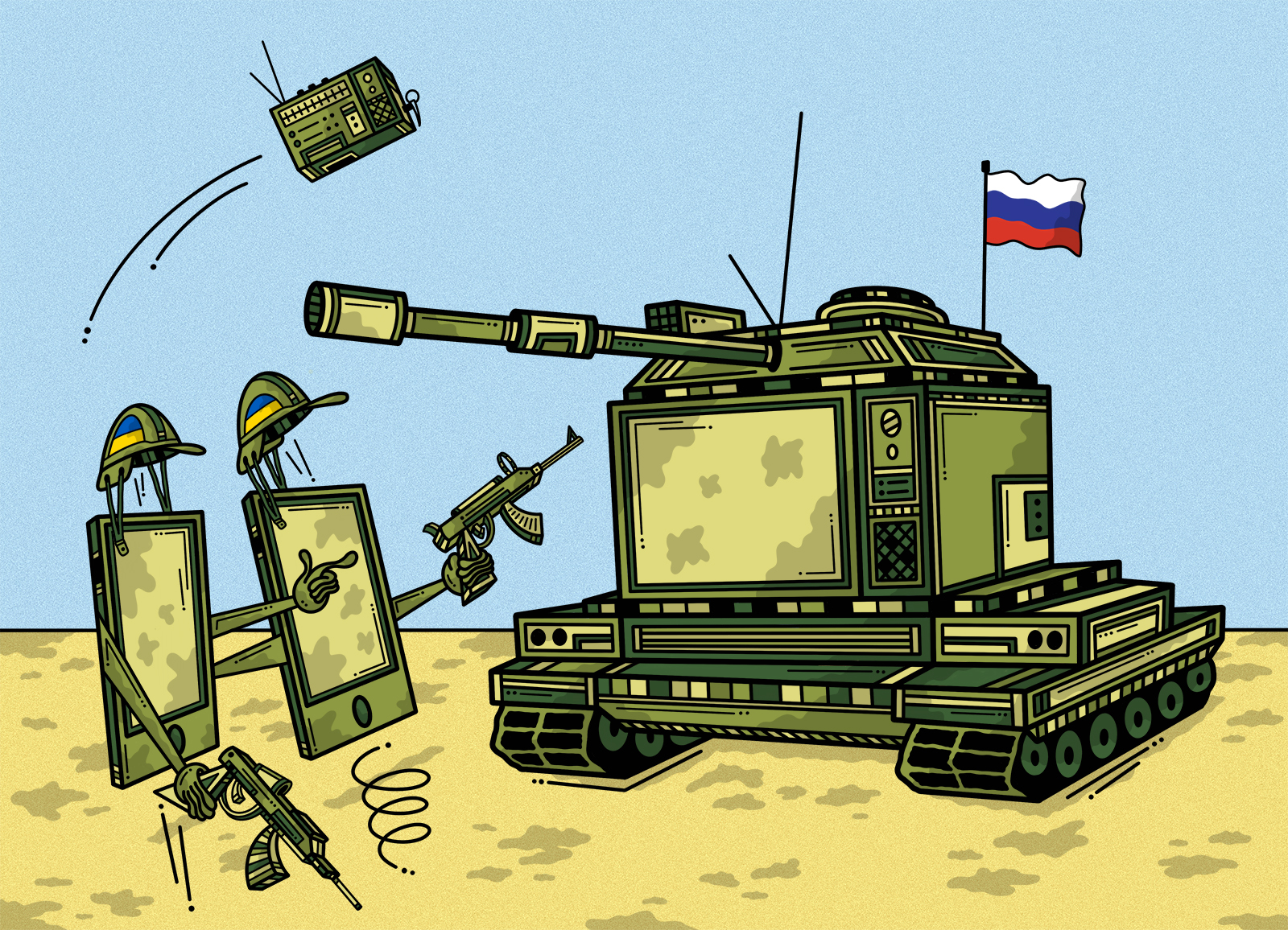 La guerre Russie-Ukraine est aussi une guerre de l'information