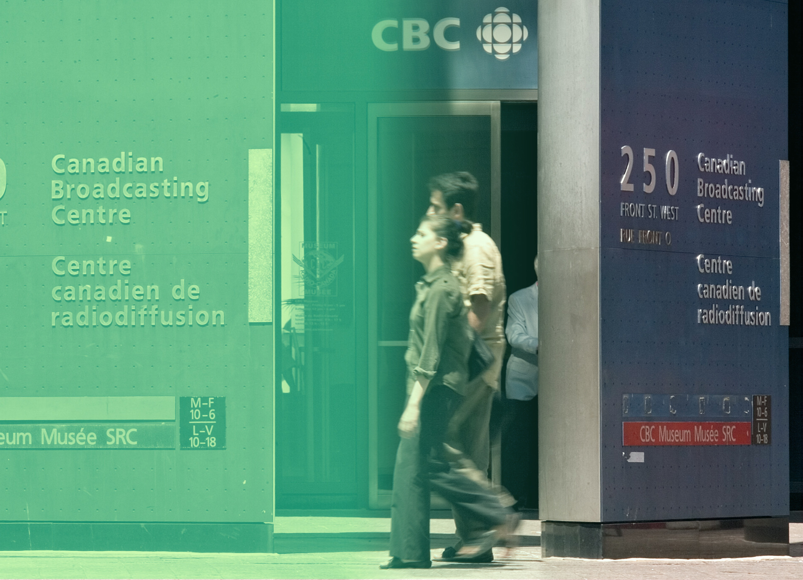 Le bâtiment de CBC/Radio Canada à Toronto - PHOTO AFP/Geoff ROBINS