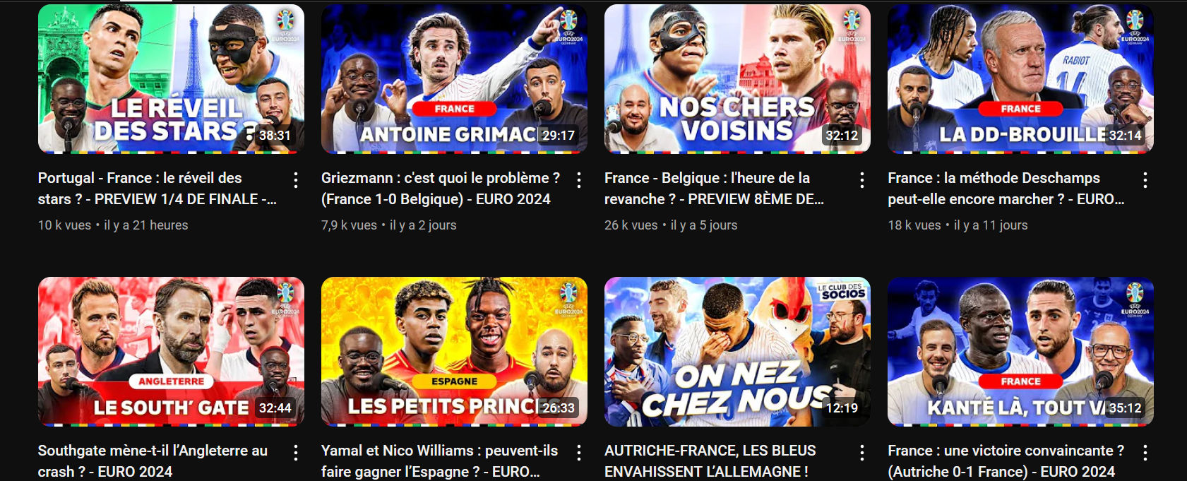 Chaîne YouTube du "Club des 5"