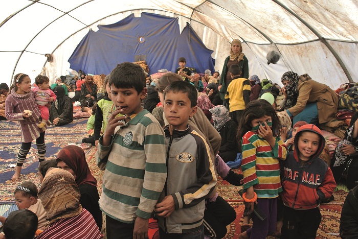 Camp de réfugiés Atmeh Syrie Ammar Abd Rabbo
